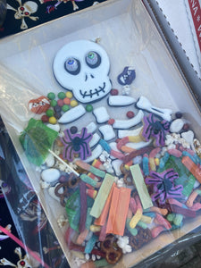 Mr. Bones Halloween Cookie and Candy Board
