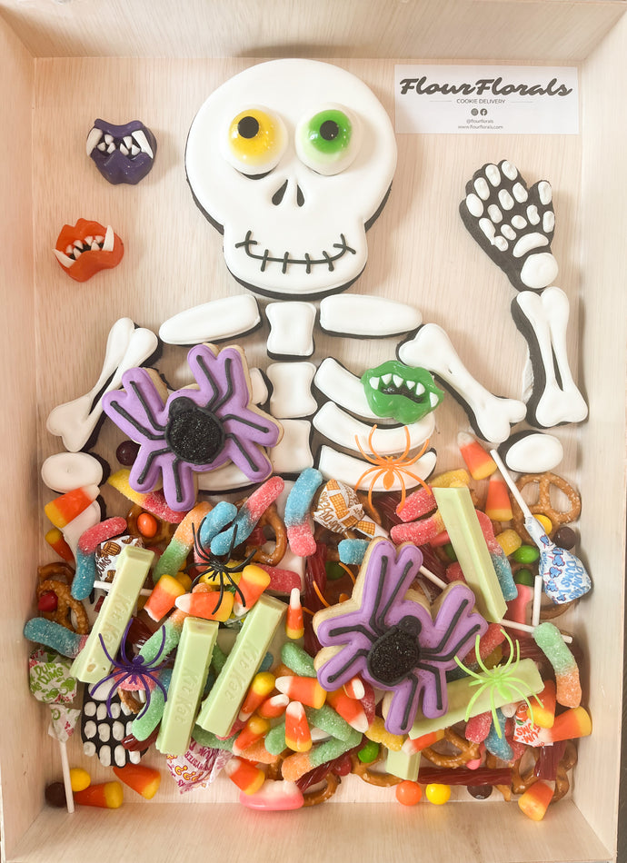 Mr. Bones Halloween Cookie and Candy Board