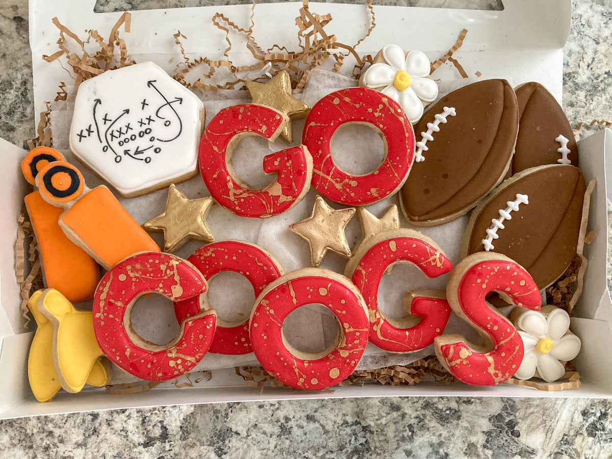 Go Coogs University of Houston Football Sugar Cookies for Delivery ...