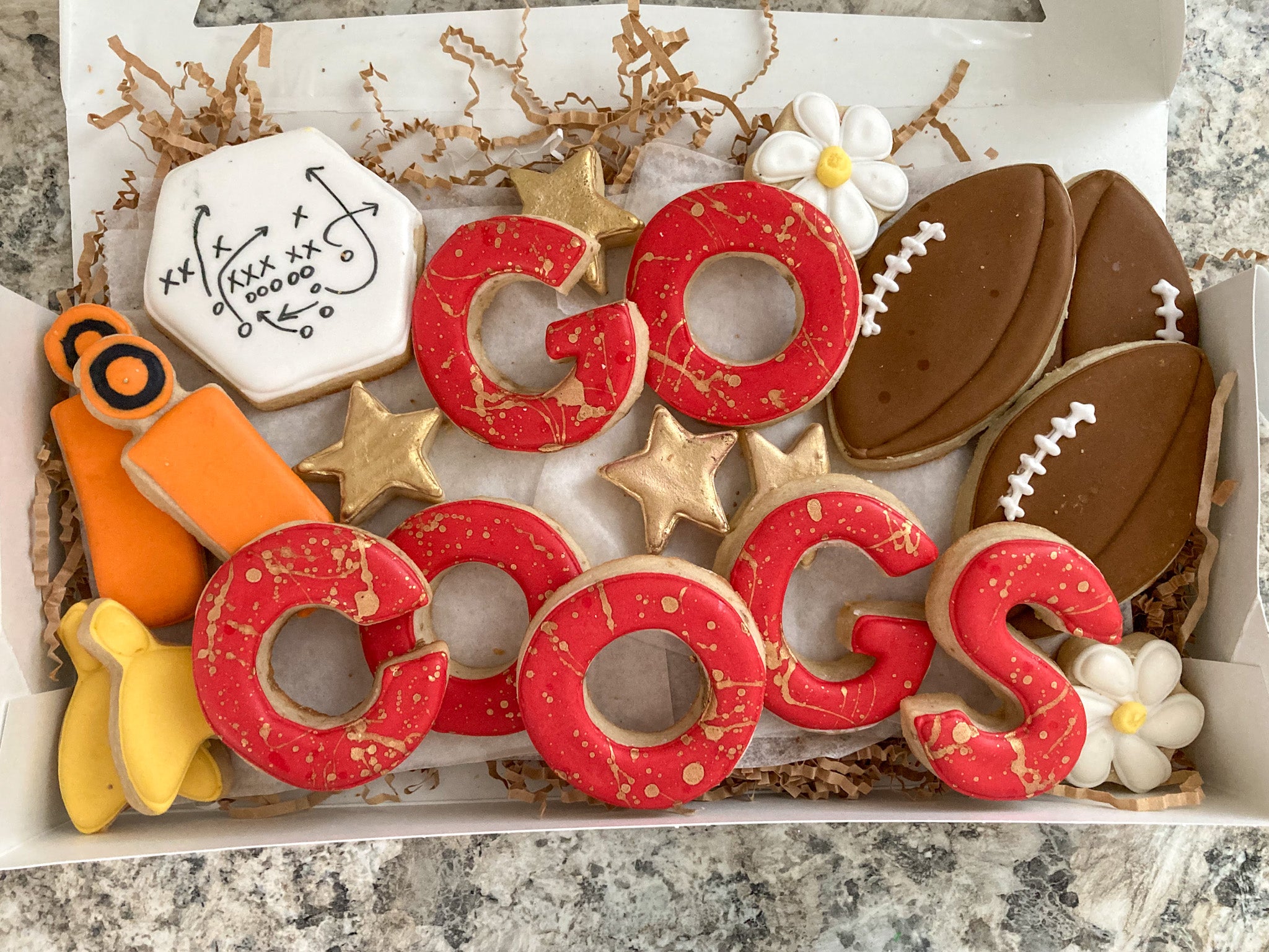 Go Coogs University of Houston Football Sugar Cookies for Delivery ...