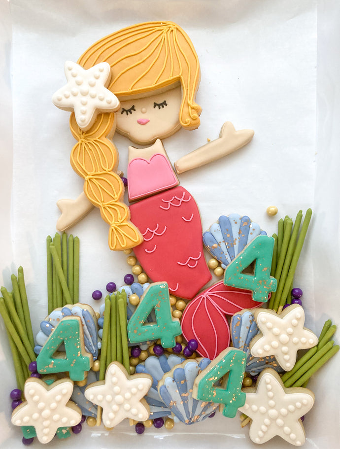 MiShell Mermaid Cookie Platter