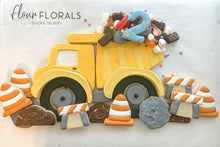 Load image into Gallery viewer, Dump Truck Cookie Platter - Construction Cookies
