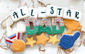 All-Star DAD Father's Day Cookie Box