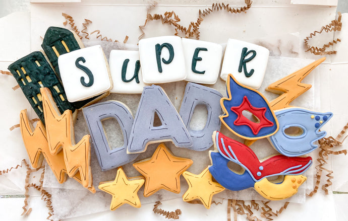 Super DAD Father's Day Cookie Box