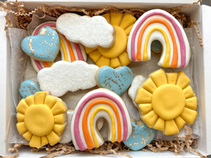 Sunshine and Rainbows Cookie Box